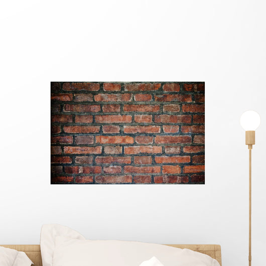 Red Brick Wall Urban Wall Decal