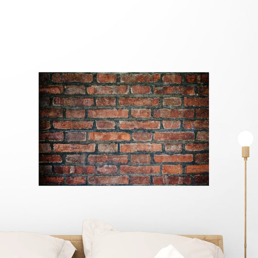 Red Brick Wall Urban Wall Decal