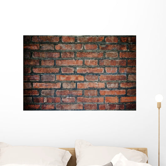 Red Brick Wall Urban Wall Decal