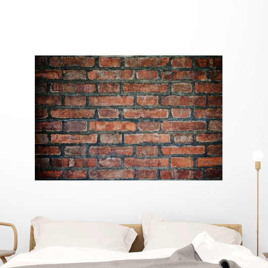 Red Brick Wall Urban Wall Decal
