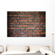 Red Brick Wall Urban Wall Decal