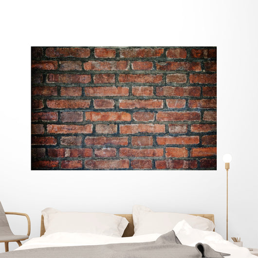 Red Brick Wall Urban Wall Decal