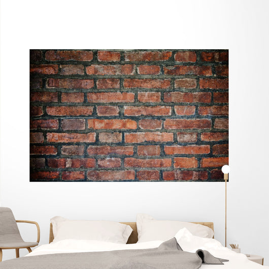 Red Brick Wall Urban Wall Decal