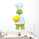 Funny Turtle Chef Wall Decal