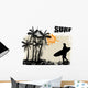Surf Poster Wall Decal