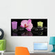 Spa Stones with Orchid Wall Decal