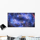 Blue Nebula Gas Cloud Wall Decal