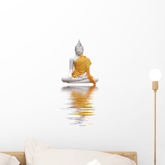 Buddha and Reflections Wall Decal