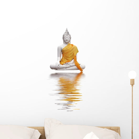 Buddha and Reflections Wall Decal