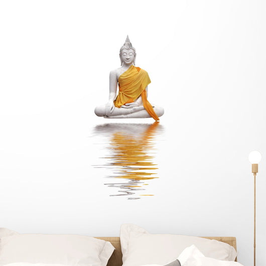 Buddha and Reflections Wall Decal