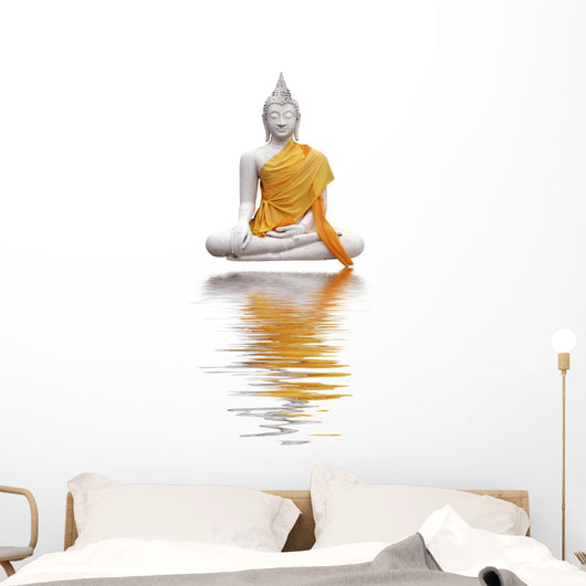 Buddha and Reflections Wall Decal