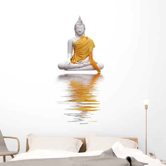 Buddha and Reflections Wall Decal