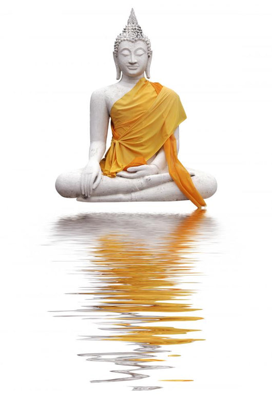 Buddha and Reflections Wall Decal