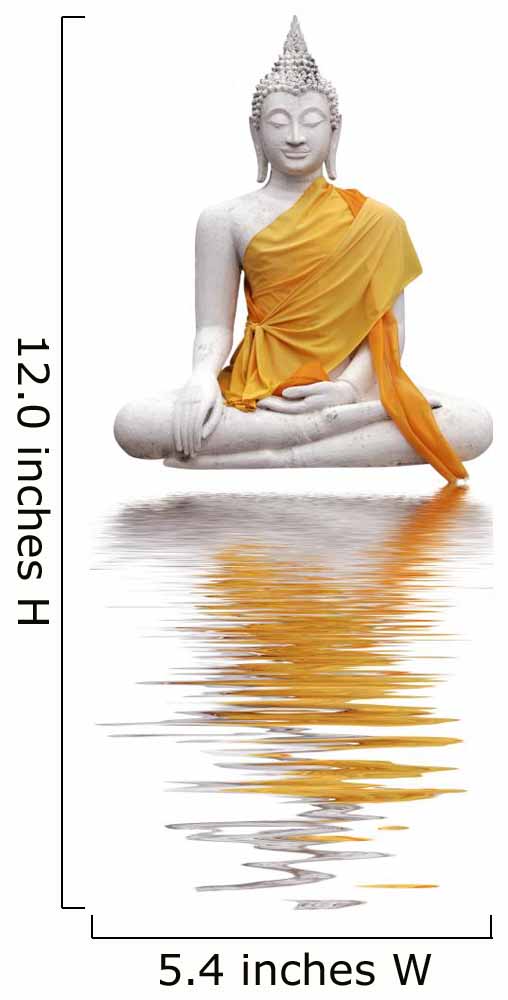 Buddha and Reflections Wall Decal