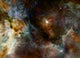 Brown Nebula Gas Cloud Wall Decal