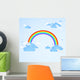 Sky with Rainbow Vector Wall Decal