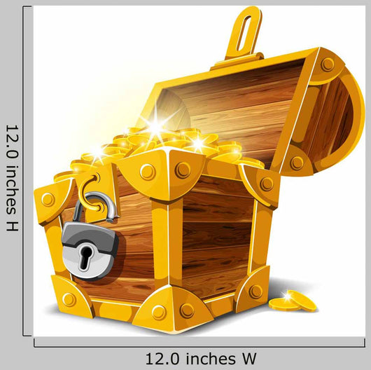Treasure Chest Wall Decal