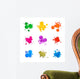 Set Abstract Drops Watercolor Wall Decal