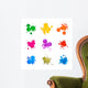 Set Abstract Drops Watercolor Wall Decal