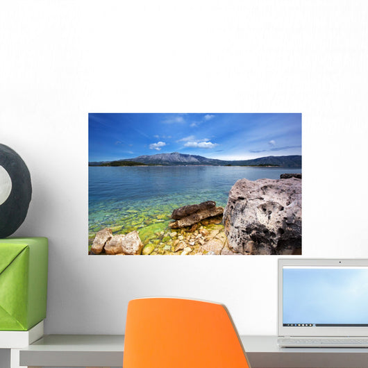 Lakeside Landscape Wall Decal