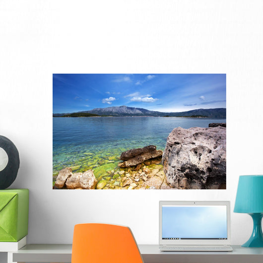 Lakeside Landscape Wall Decal