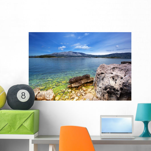 Lakeside Landscape Wall Decal