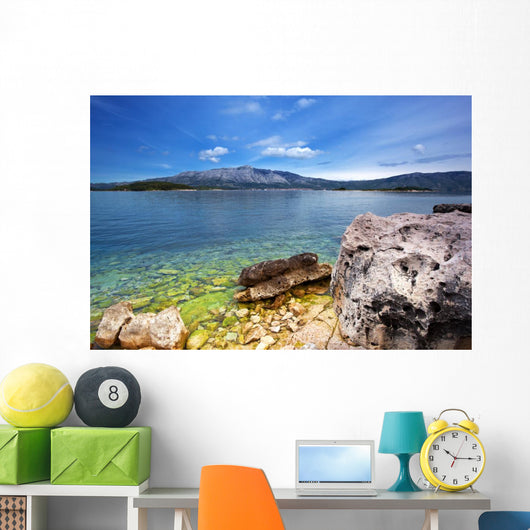 Lakeside Landscape Wall Decal