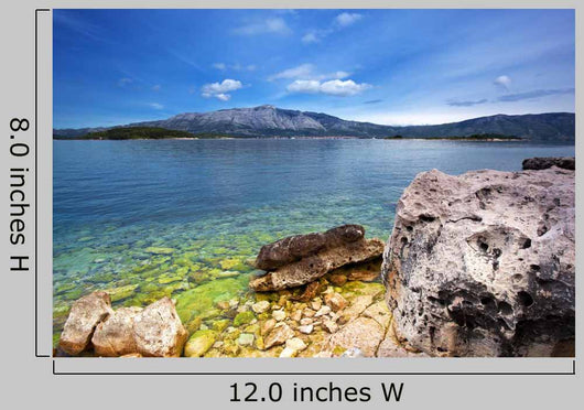 Lakeside Landscape Wall Decal