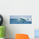 Surfing Giant Waves Wall Decal