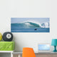 Surfing Giant Waves Wall Decal