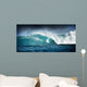 Surfing a Huge Wave Wall Decal