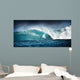 Surfing a Huge Wave Wall Decal