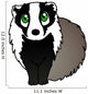 Badger Wall Decal