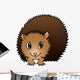 Cartoon Hedgehog Wall Decal