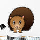 Cartoon Hedgehog Wall Decal