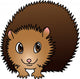 Cartoon Hedgehog Wall Decal
