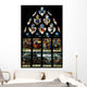 France Historical Church Stained Glass 2 Wall Decal