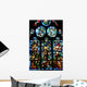 France Historical Church Stained Glass 1 Wall Decal