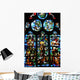 France Historical Church Stained Glass 1 Wall Decal