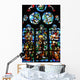 France Historical Church Stained Glass 1 Wall Decal