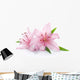 Two Pink Lily Wall Decal