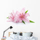 Two Pink Lily Wall Decal