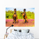 Two Horses Rearing up Wall Decal