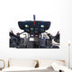 Modernes Hubschraubercockpit Wall Decal