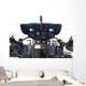 Modernes Hubschraubercockpit Wall Decal