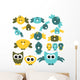 Set Cute Birds Wall Decal