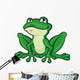 Cartoon Green Frog Wall Decal