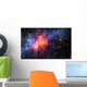 Pink Nebula Gas Cloud Wall Decal