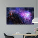 Purple Nebula Gas Cloud Wall Decal