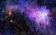 Purple Nebula Gas Cloud Wall Decal